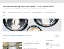 Tablet Screenshot of bathroomheater.org